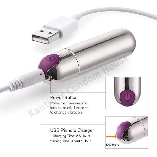 Bebuzzed Ultra Bullet Powerful Vibrator-kch66