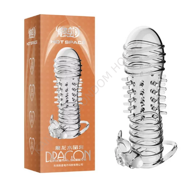 DRAGON Vibrating Crystal Sleeve-  CS690203