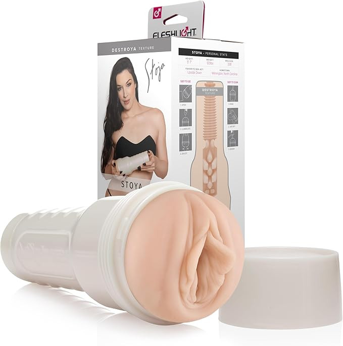 Stoya Destroya Fleshlight  Mens Silicone Masturbator -  810476014667