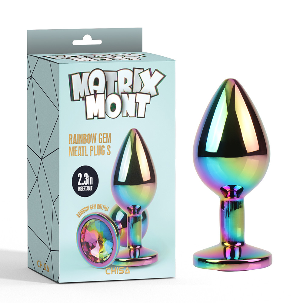 Rainbow Gem Meatl Plug S - CN-941412289