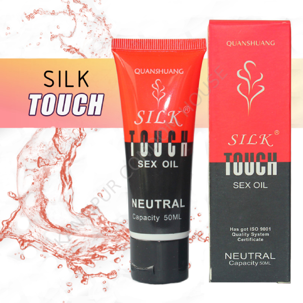 Silk Touch 50ml Sex Lubricant Water Base Ice Hot Lube And Pain Relief Sex Oil