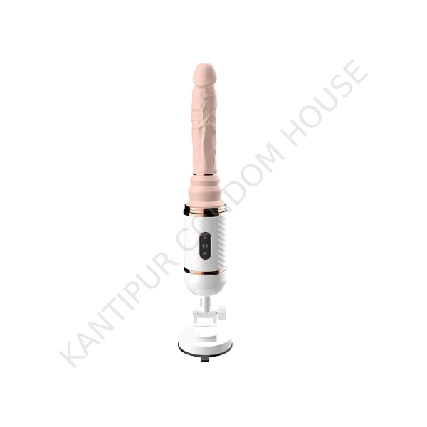 DIBE Cyclone Fire Remote Control Auto Heating Telescopic Sex Machine