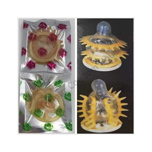Super Dotted Spiked Condom 2pcs