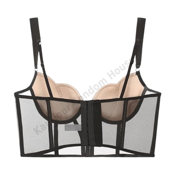 Women's See-Through Lace Push Up Transparent Bra
