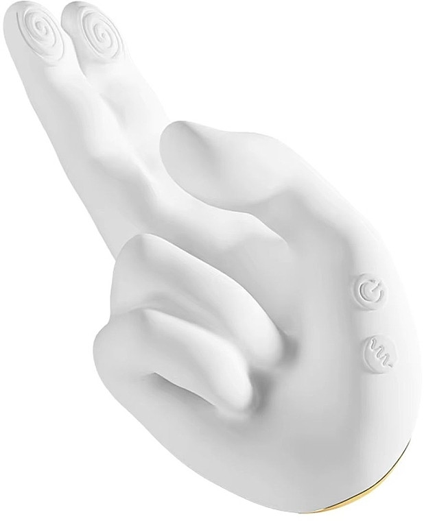 Vibrator-stimulator, white
