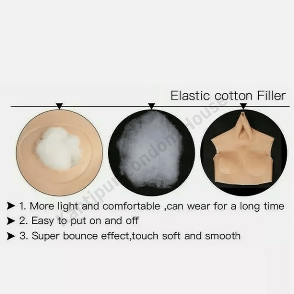 Silicone Breast Forms D Cup